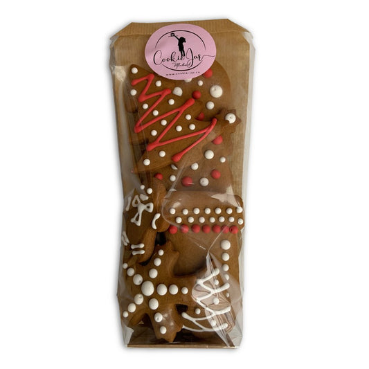 Sachet de biscuits de Noël au pain d'épices | Cookie Jar Montreal