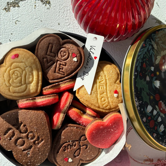 Biscuits au beurre et chocolat Saint-Valentin (6 - 10)