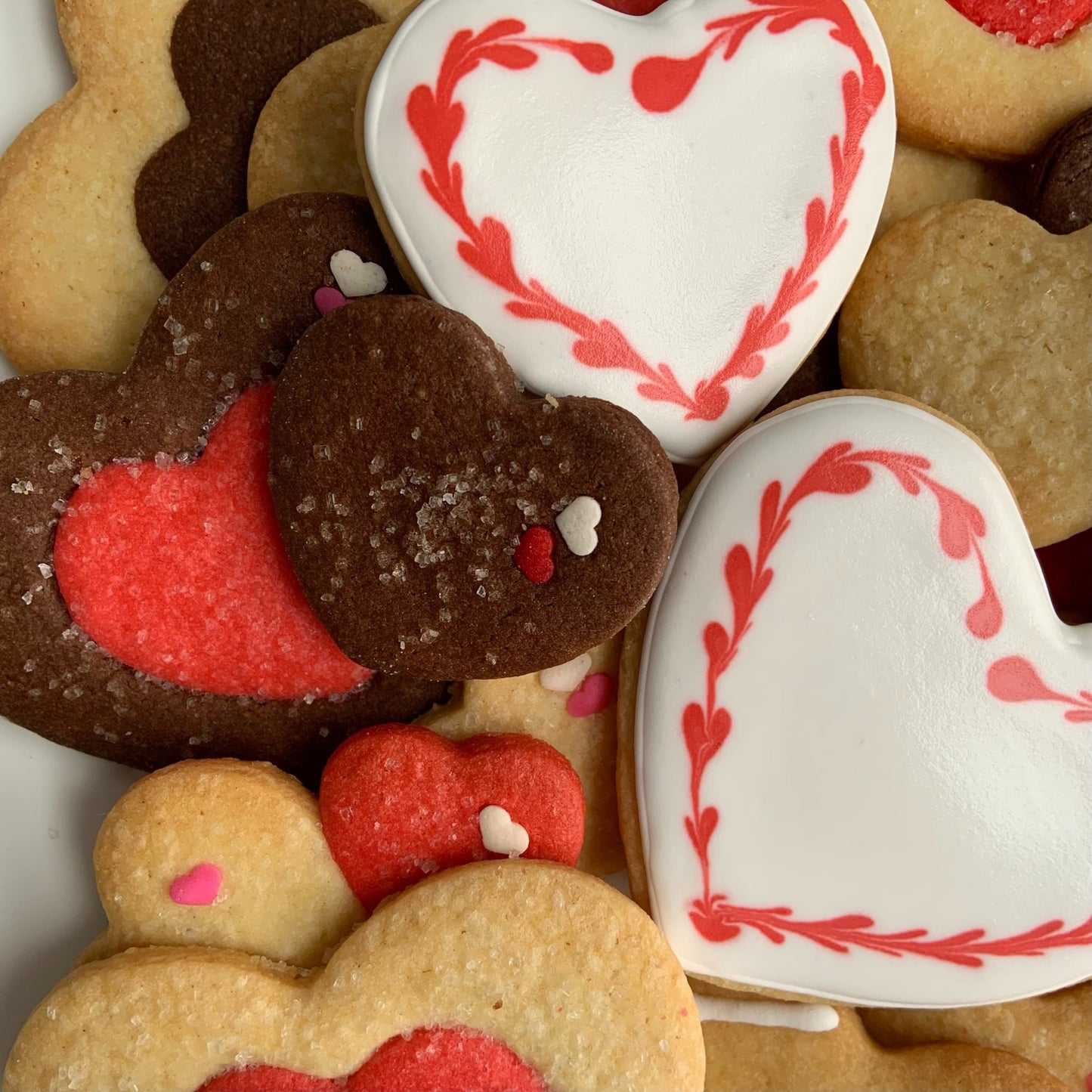 Biscuits au beurre et chocolat Saint-Valentin (6 - 10) - Cookie Jar Montreal