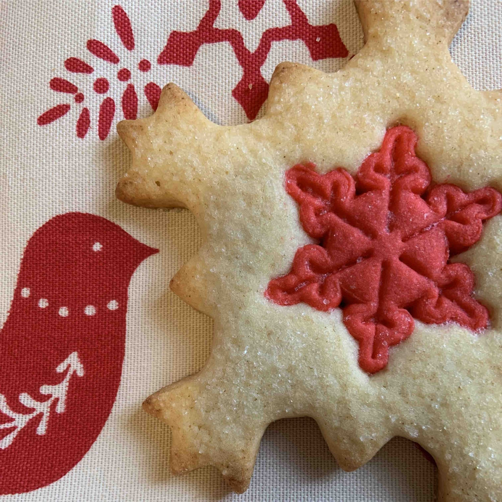 Cookie Jar Montreal - Biscuit de Noel Vanille & Beurre en forme de flocon.