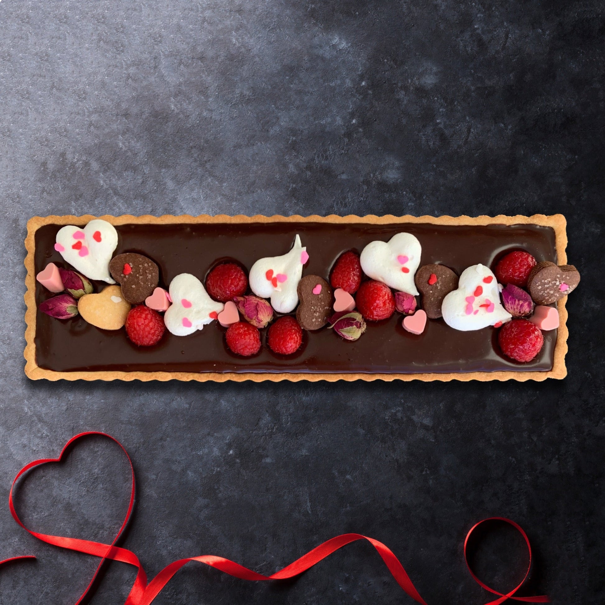 Tarte Inspiration Chocolat Saint-Valentin - Cookie Jar Montreal